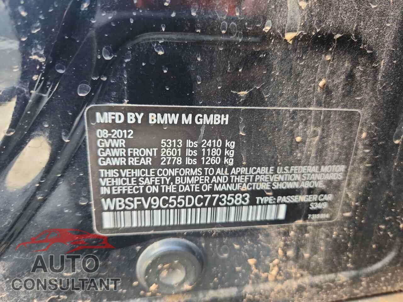 BMW M5 2013 - WBSFV9C55DC773583