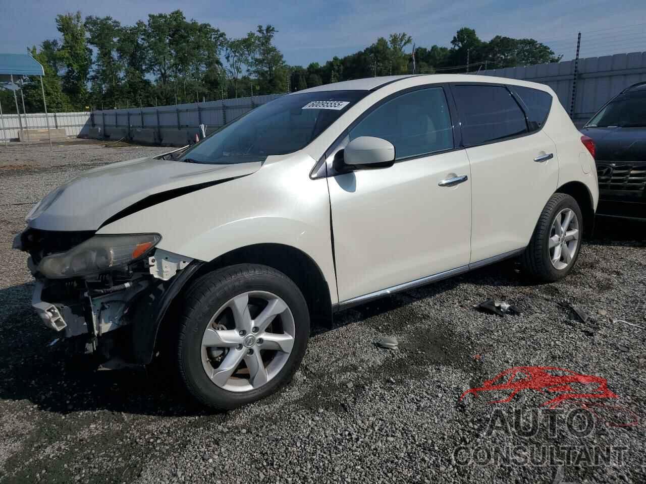 NISSAN MURANO 2010 - JN8AZ1MU2AW008942