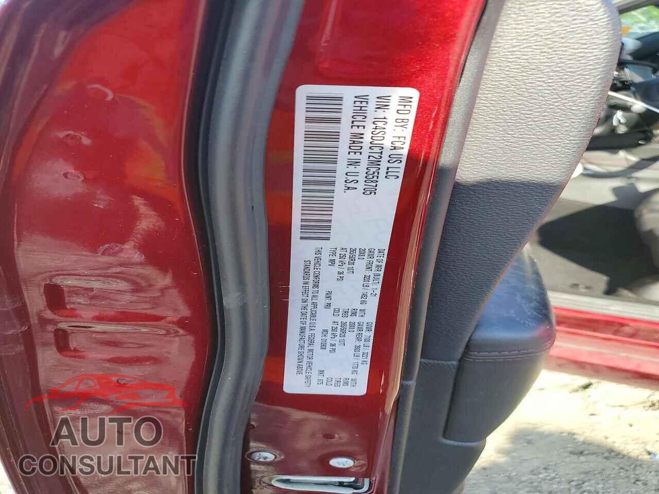DODGE DURANGO 2021 - 1C4SDJCT2MC558705