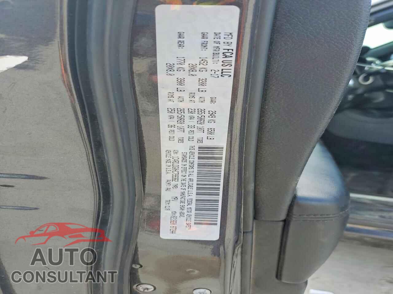 DODGE DURANGO 2017 - 1C4RDJDG0HC799362