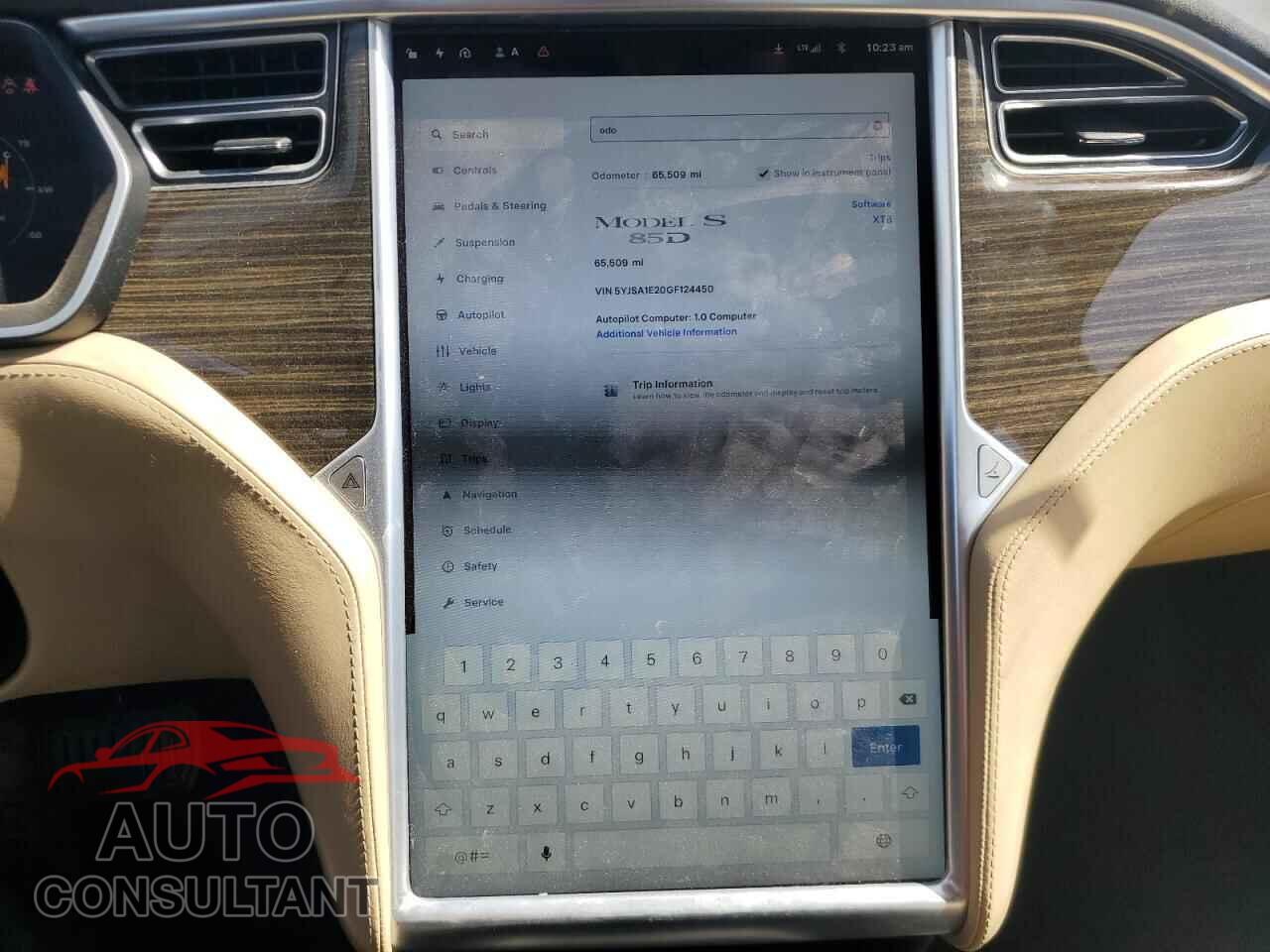 TESLA MODEL S 2016 - 5YJSA1E20GF124450
