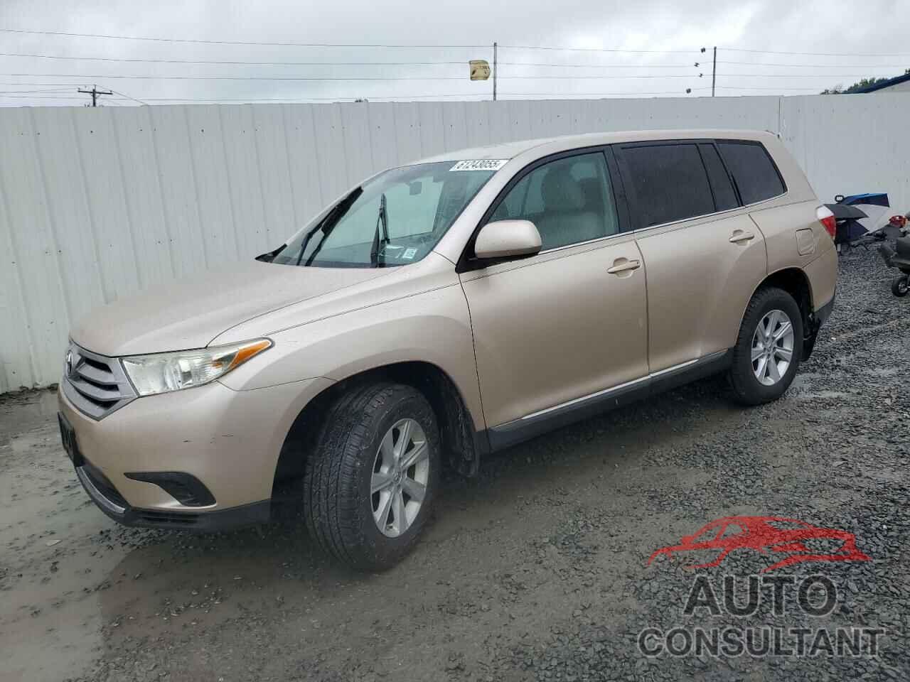 TOYOTA HIGHLANDER 2013 - 5TDBK3EH8DS188210
