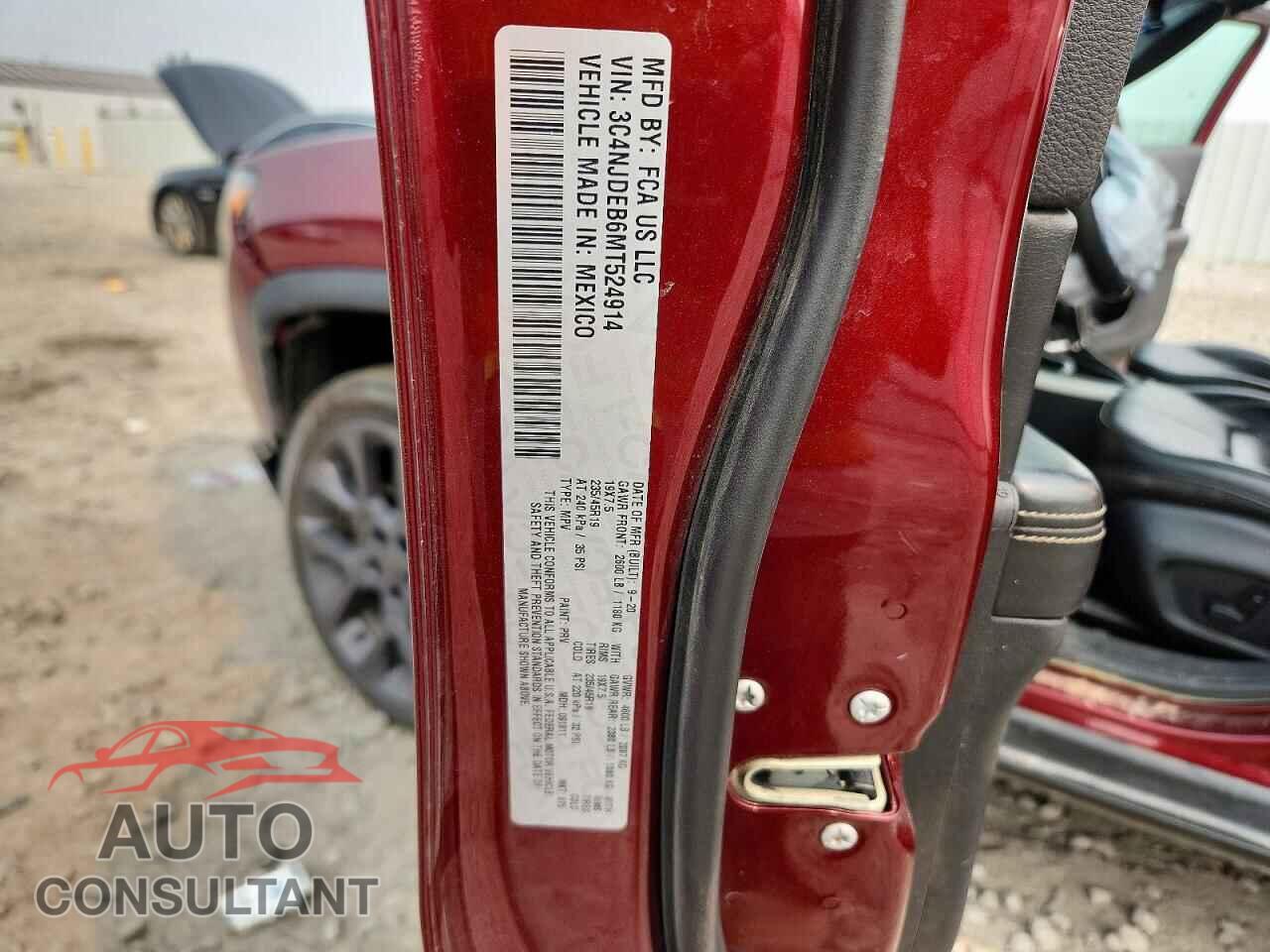 JEEP COMPASS 2021 - 3C4NJDEB6MT524914