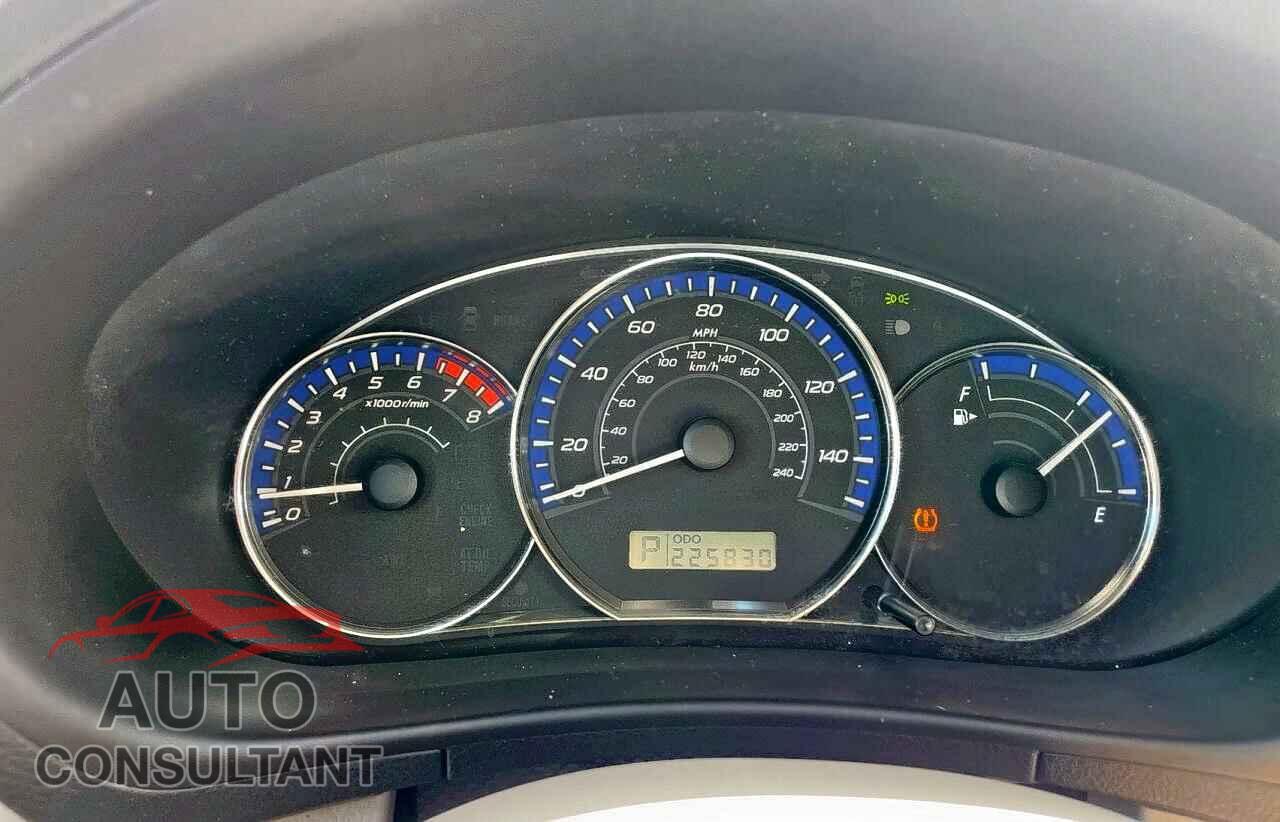 SUBARU FORESTER 2012 - JF2SHBDC5CH406302