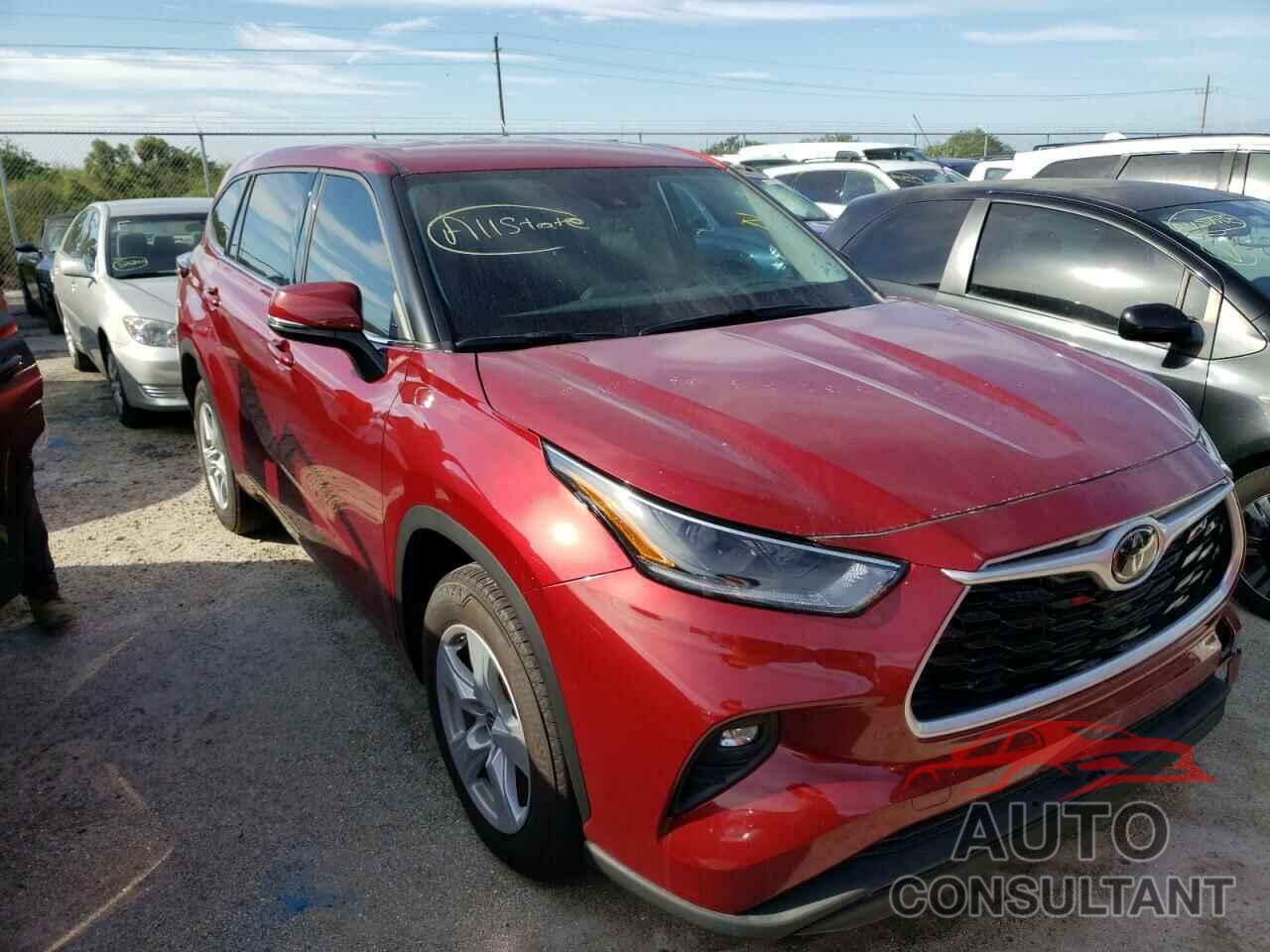 TOYOTA HIGHLANDER 2021 - 5TDZZRAH5MS044701