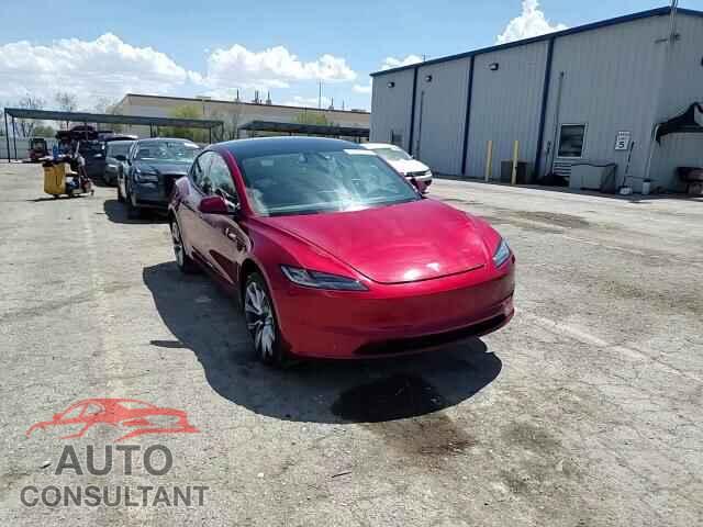 TESLA MODEL 3 2025 - 5YJ3E1EA4SF012792