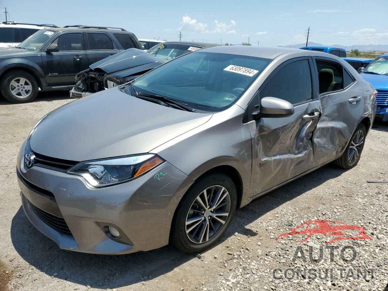TOYOTA COROLLA 2016 - 5YFBURHE1GP399597