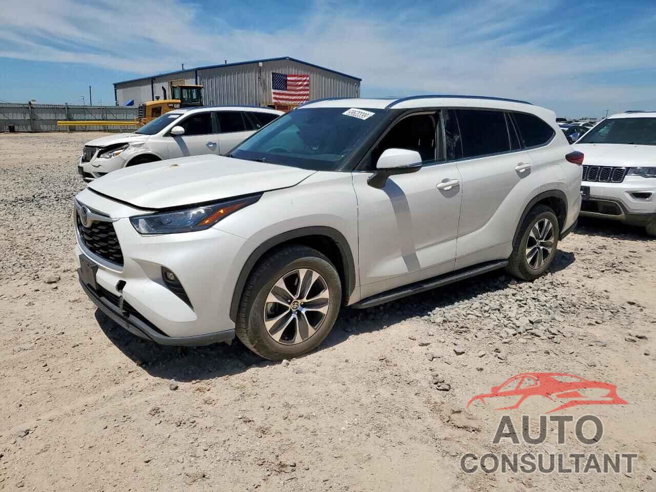 TOYOTA HIGHLANDER 2020 - 5TDGZRAH2LS502510