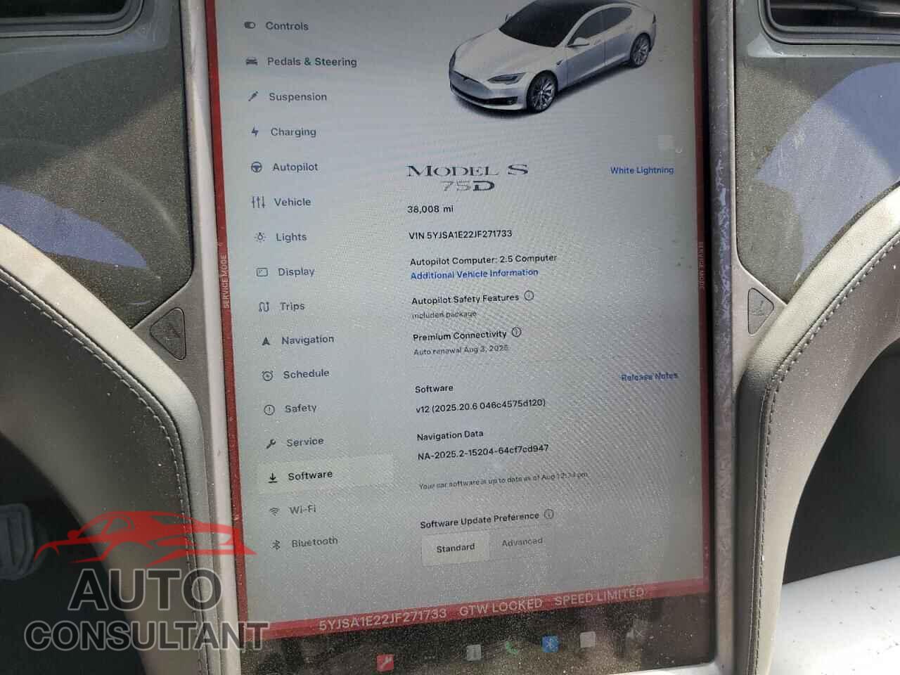 TESLA MODEL S 2018 - 5YJSA1E22JF271733