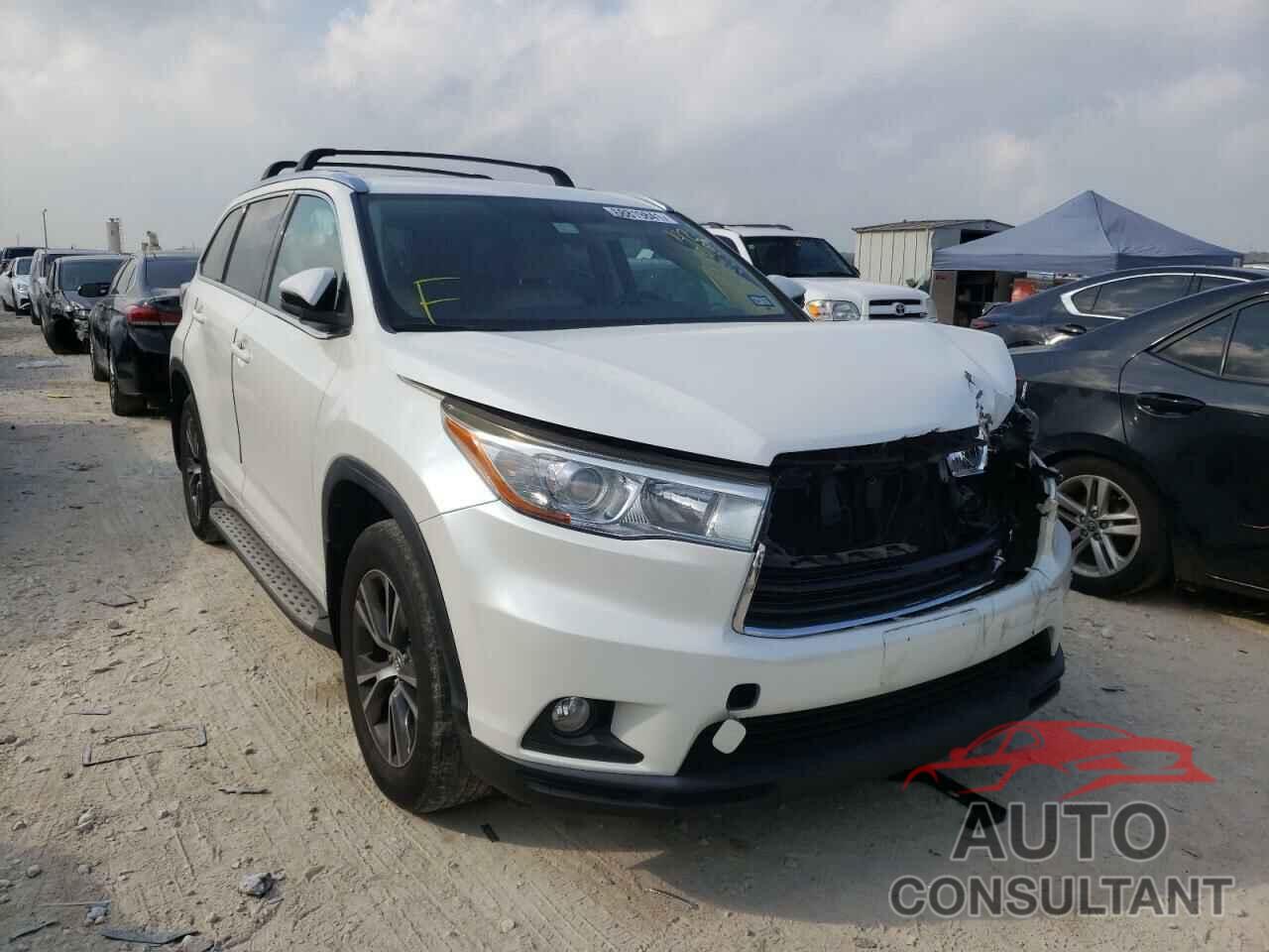 TOYOTA HIGHLANDER 2016 - 5TDKKRFH4GS142010