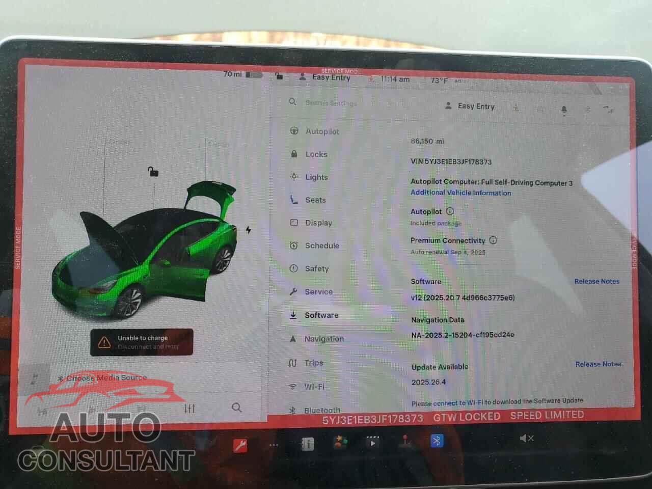 TESLA MODEL 3 2018 - 5YJ3E1EB3JF178373