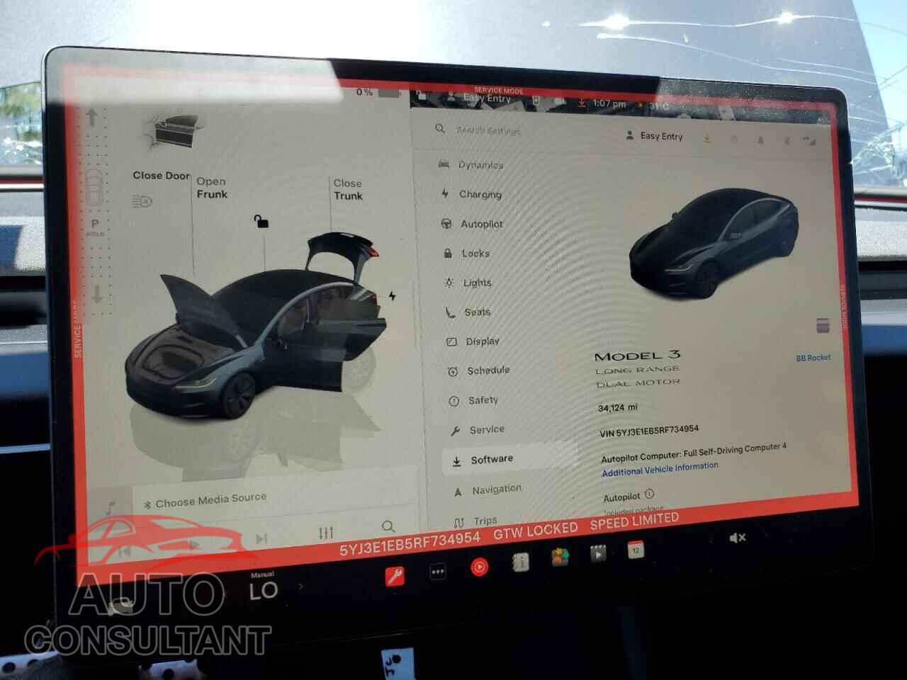 TESLA MODEL 3 2024 - 5YJ3E1EB5RF734954