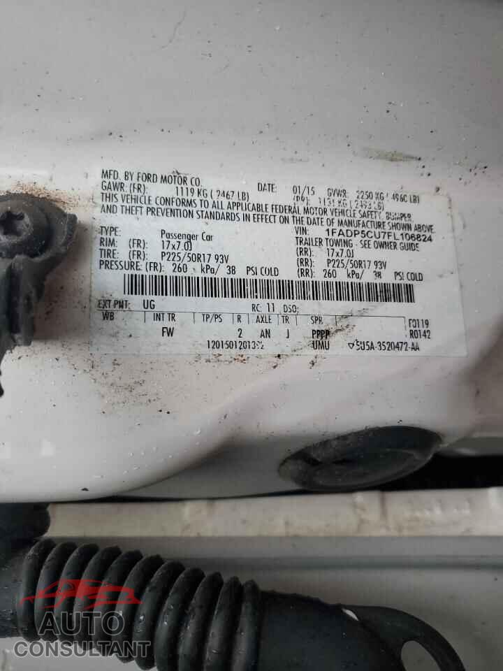 FORD CMAX 2015 - 1FADP5CU7FL106824