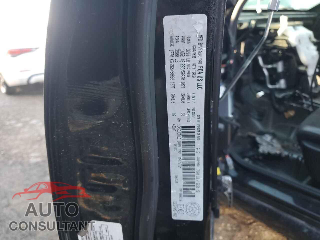 DODGE DURANGO 2020 - 1C4SDJCTXLC114874