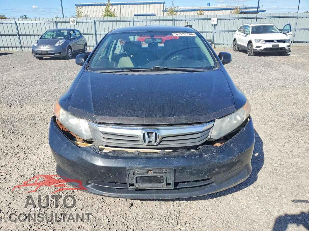 HONDA CIVIC 2012 - 2HGFB2F42CH107546