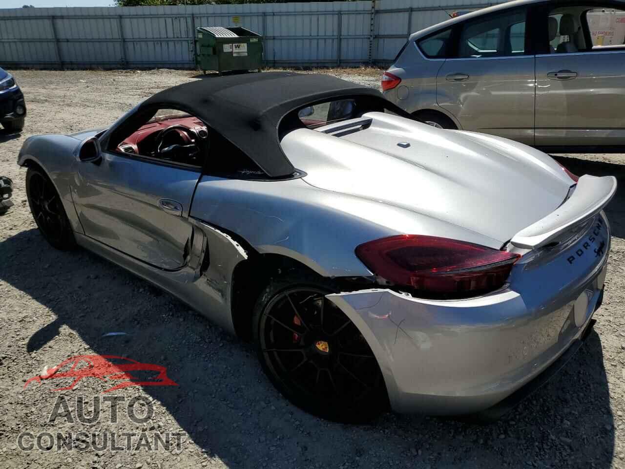 PORSCHE BOXSTER 2016 - WP0CC2A86GS152691