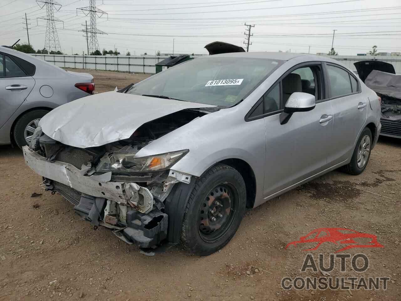 HONDA CIVIC 2013 - 19XFB2F58DE098078