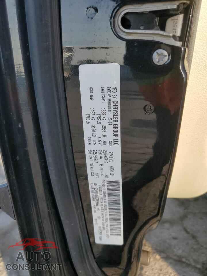 DODGE CARAVAN 2014 - 2C4RDGBG3ER426986