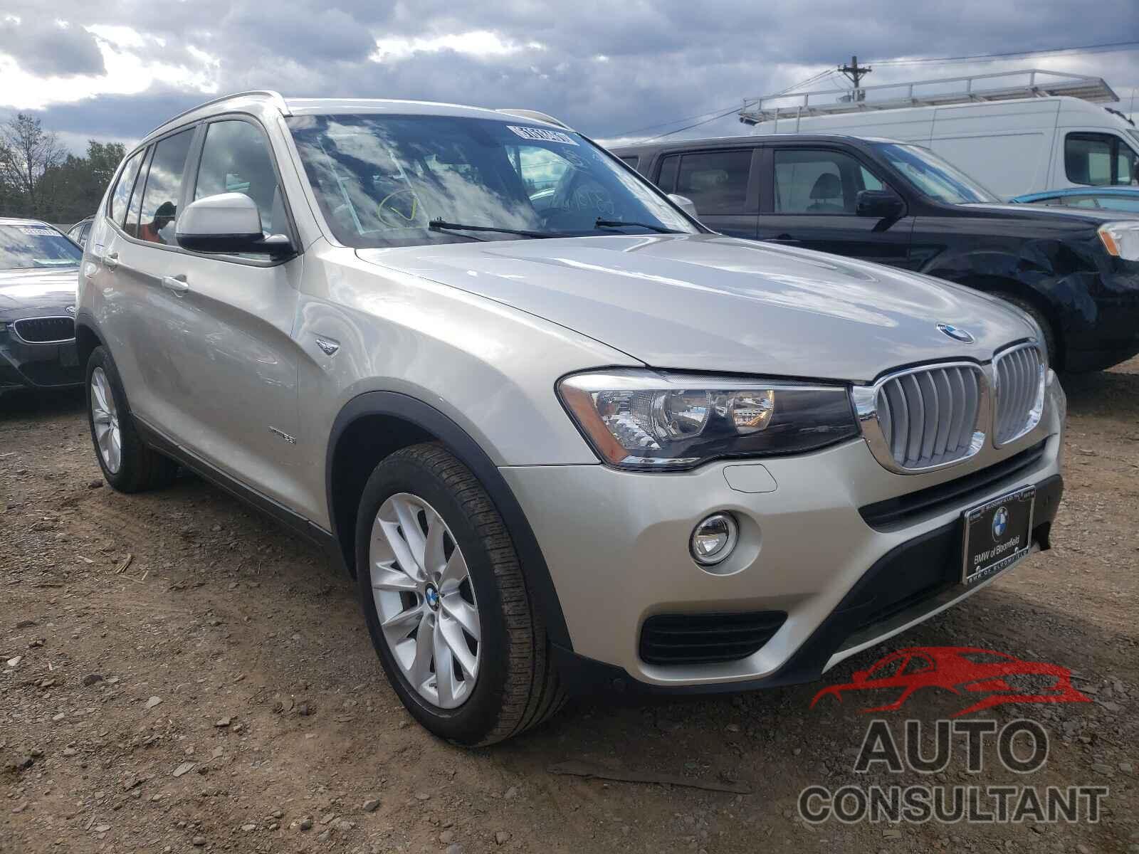 BMW X3 2016 - 5UXWX9C50G0D88389
