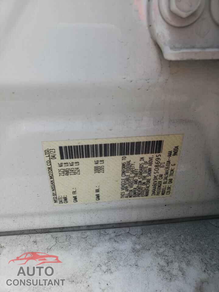 NISSAN MAXIMA 2023 - 1N4AA6EV3PC508695