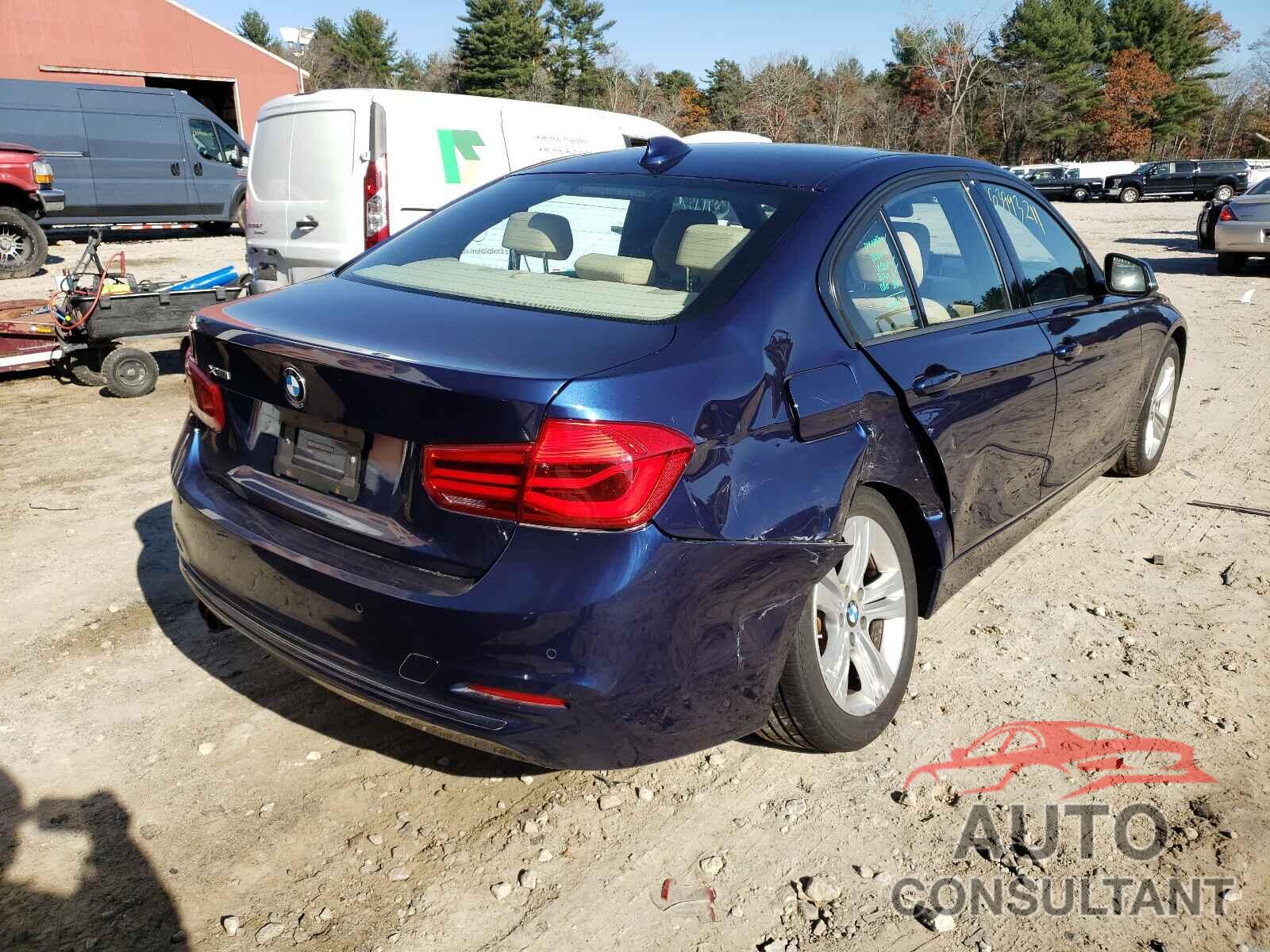 BMW 3 SERIES 2016 - WBA8E3G59GNU38579