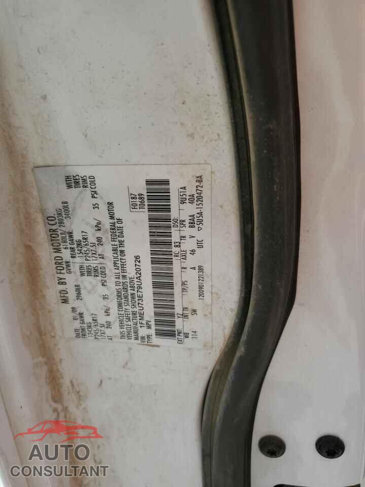 FORD EXPLORER 2009 - 1FMEU73E79UA20726