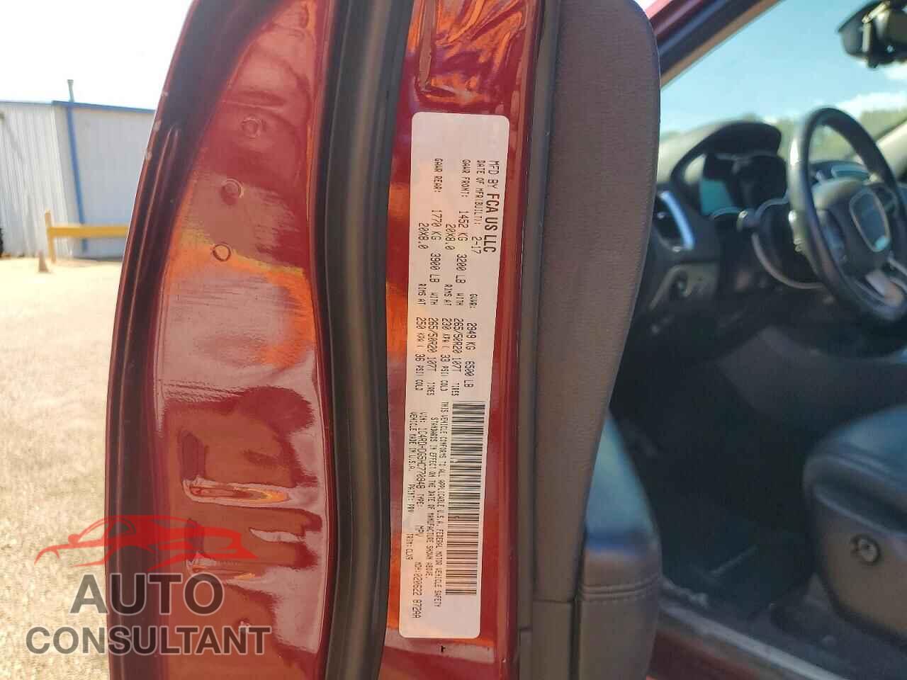 DODGE DURANGO 2017 - 1C4RDHDG5HC770948