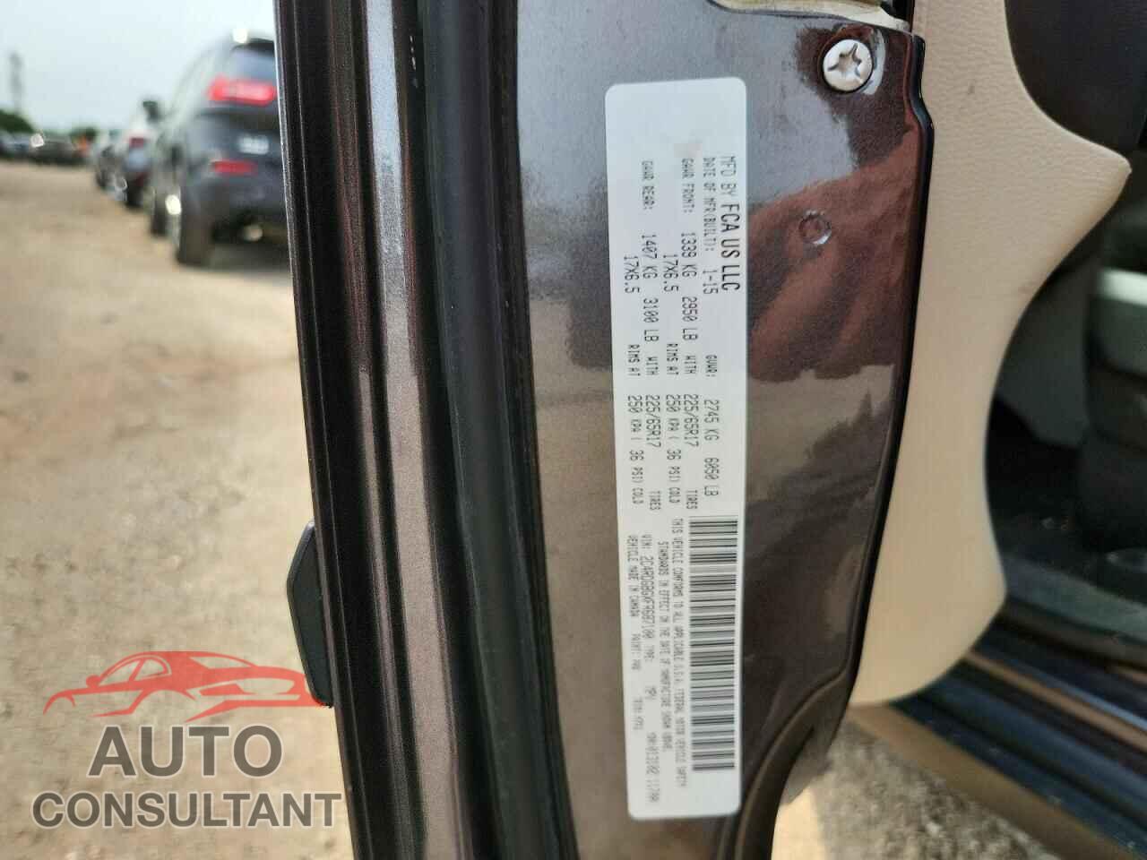 DODGE CARAVAN 2015 - 2C4RDGBGXFR687100
