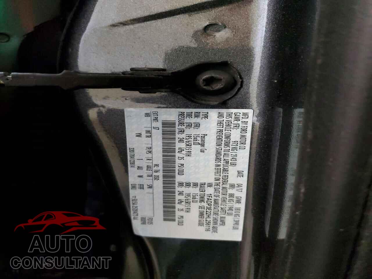 FORD FOCUS 2017 - 1FADP3E22HL256116