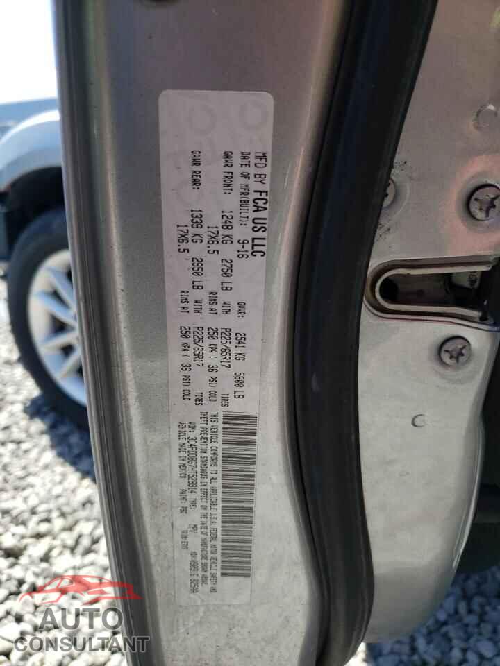 DODGE JOURNEY 2017 - 3C4PDDBG7HT528914