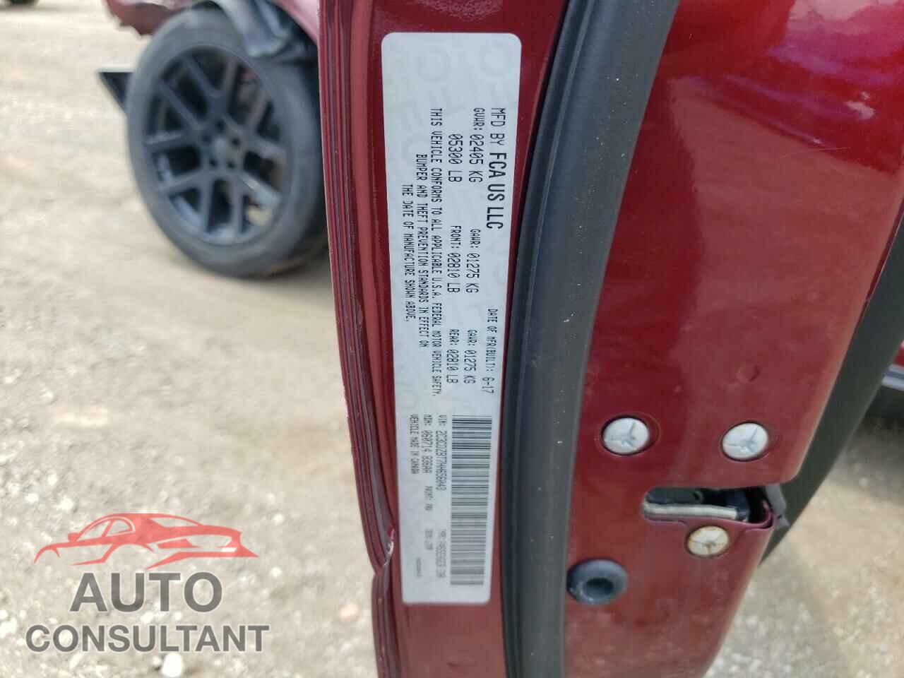DODGE CHALLENGER 2017 - 2C3CDZBT7HH656043