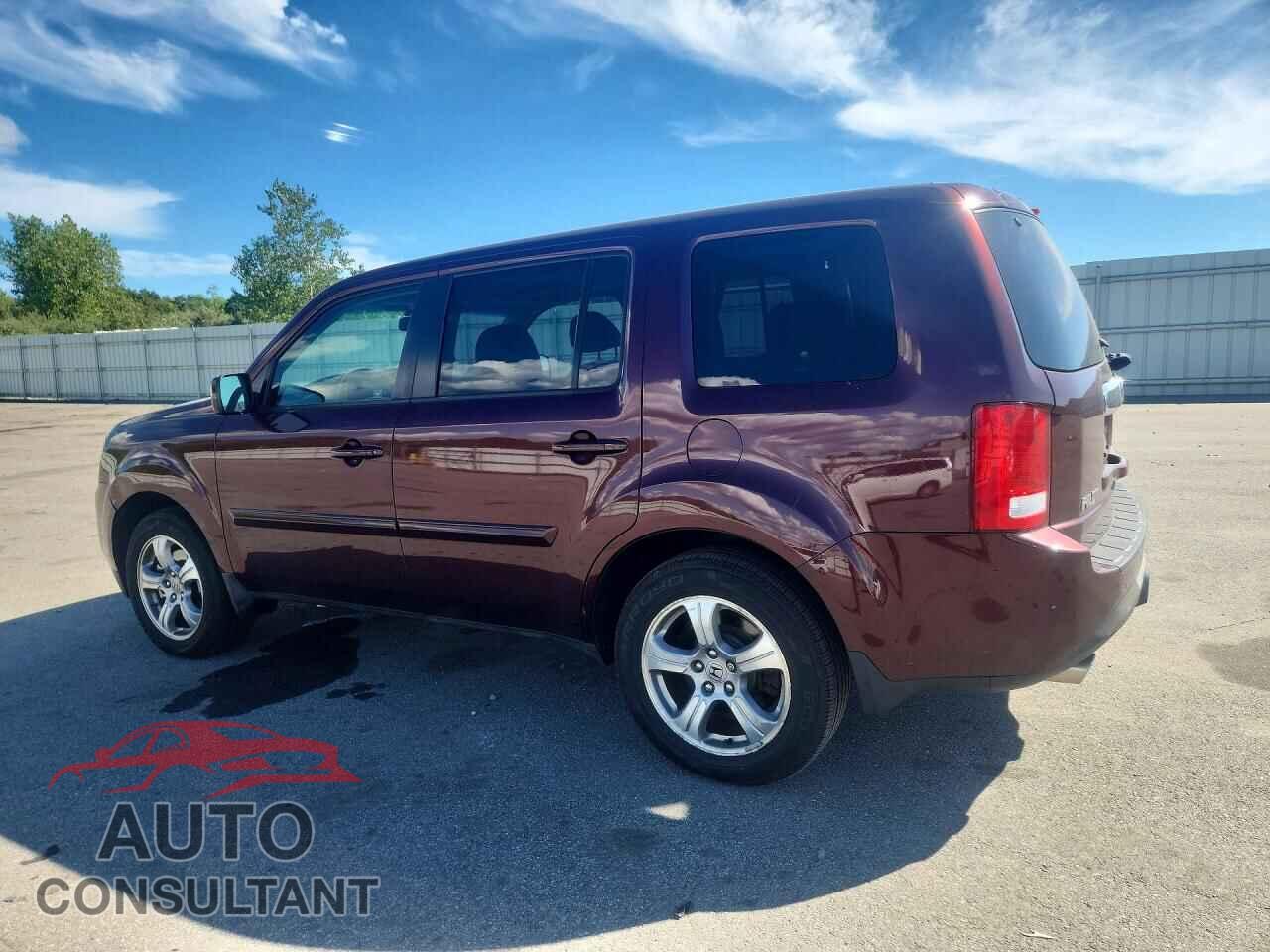 HONDA PILOT 2012 - 5FNYF4H58CB019457