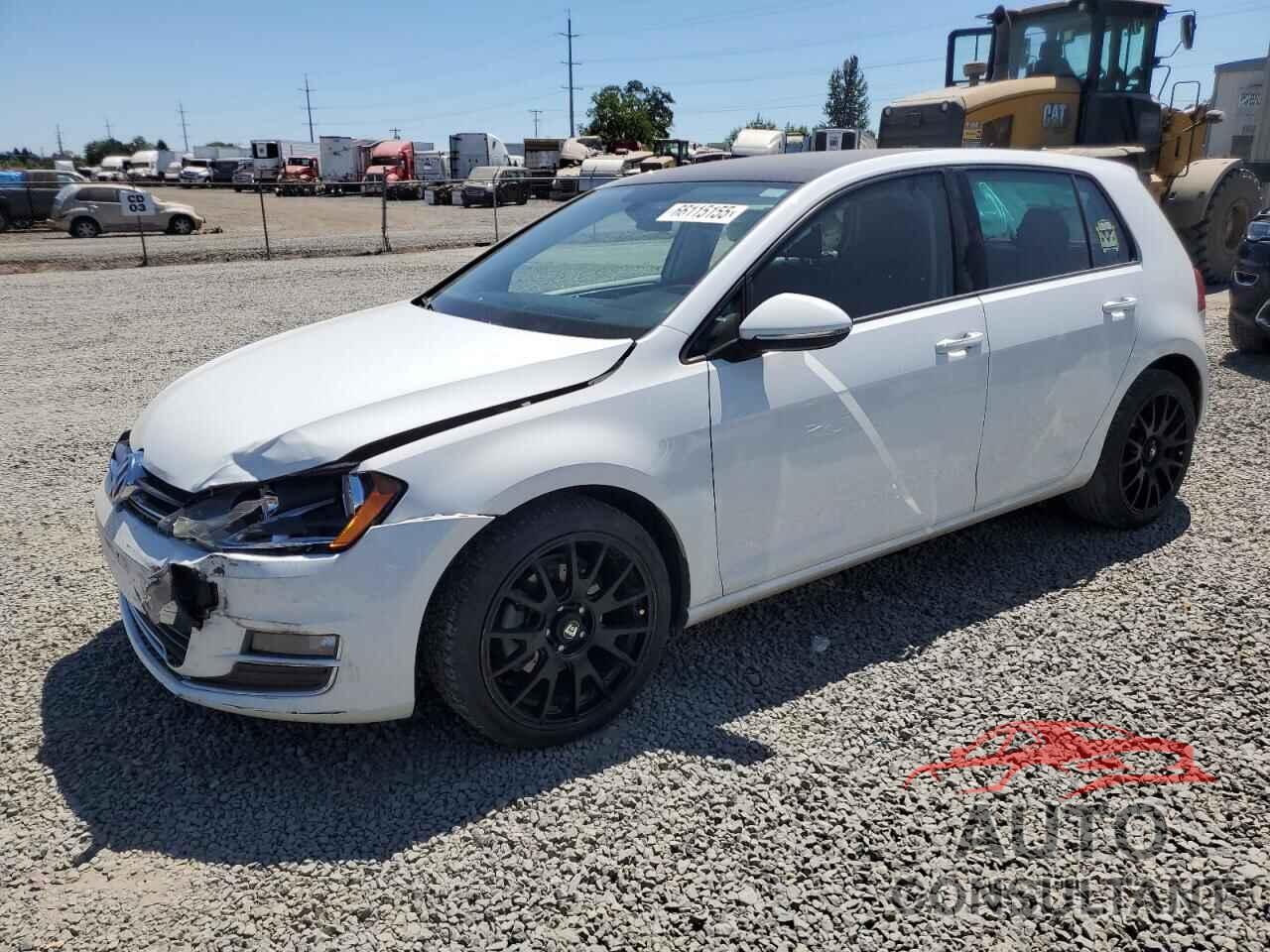 VOLKSWAGEN GOLF 2015 - 3VW2A7AU5FM028203