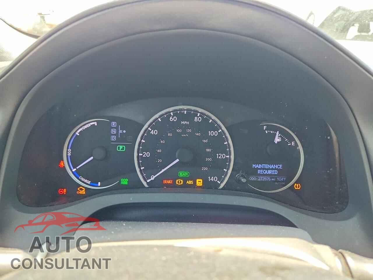 LEXUS CT 200 2013 - JTHKD5BH2D2138015