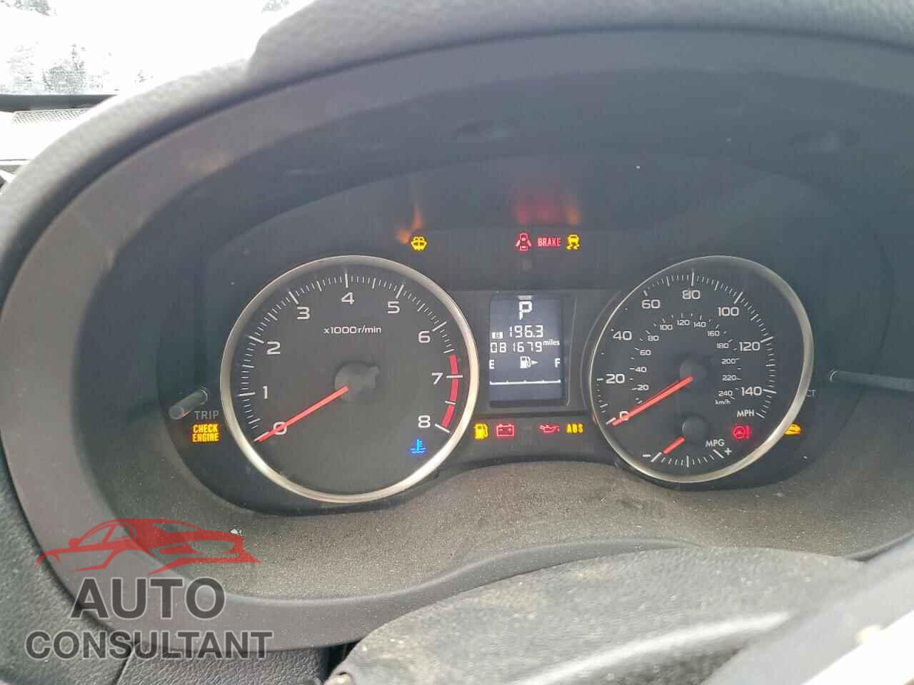 SUBARU CROSSTREK 2017 - JF2GPABC4HH234907