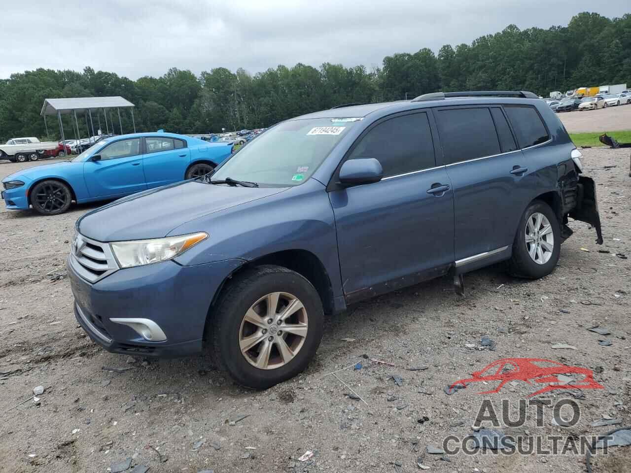TOYOTA HIGHLANDER 2012 - 5TDZK3EH6CS050663