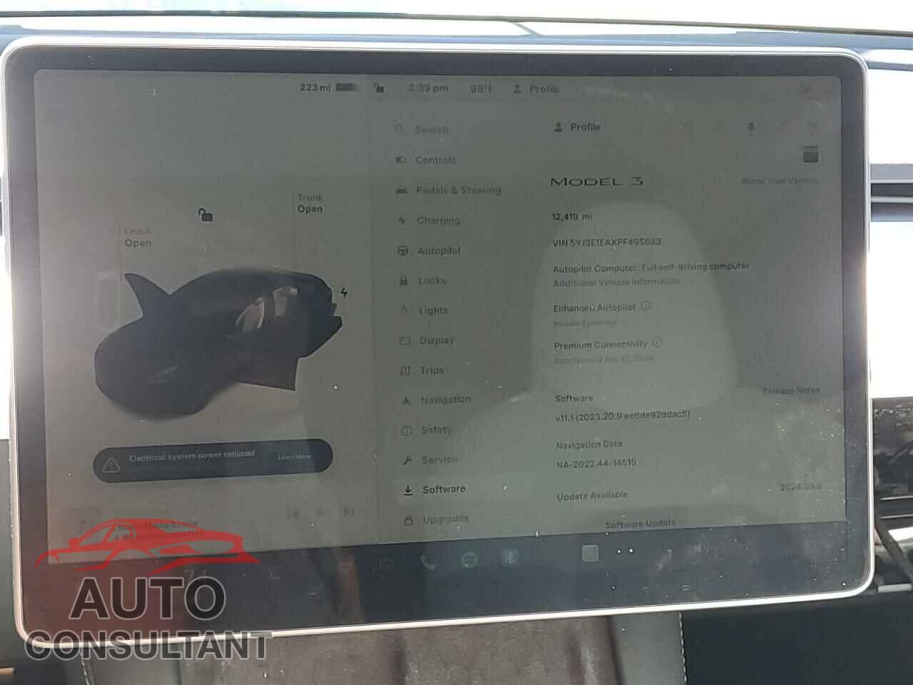 TESLA MODEL 3 2023 - 5YJ3E1EAXPF495633