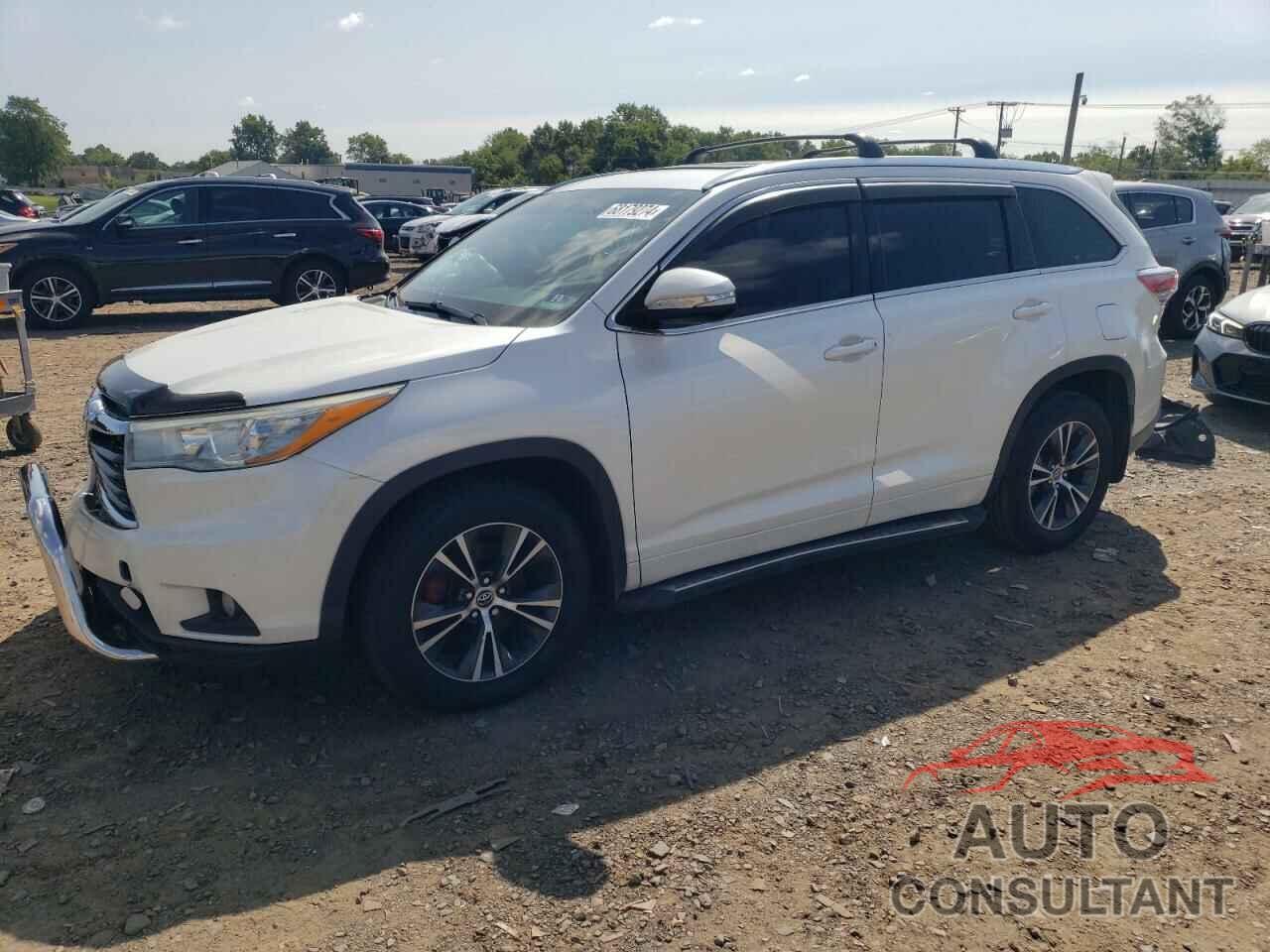 TOYOTA HIGHLANDER 2016 - 5TDJKRFH0GS248823