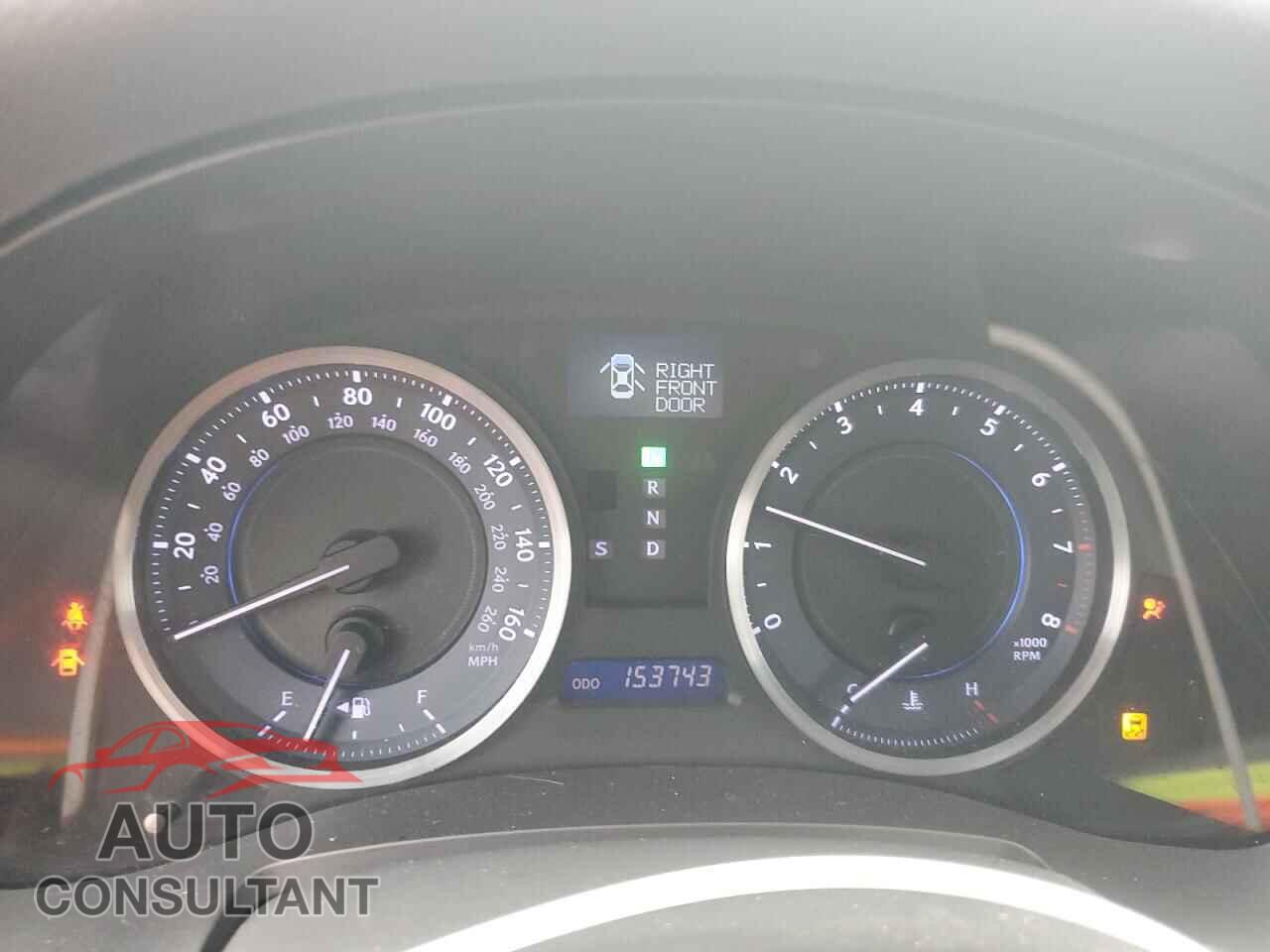 LEXUS IS 2012 - JTHCF5C28C5056604