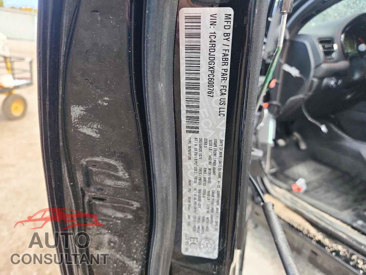 DODGE DURANGO 2023 - 1C4RDJDGXPC600767