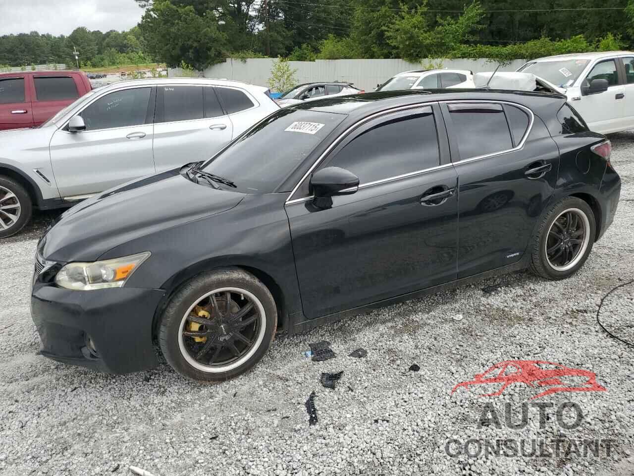 LEXUS CT 200 2013 - JTHKD5BH0D2167836