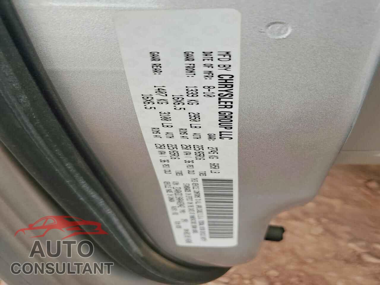 DODGE CARAVAN 2010 - 2D4RN3D19AR402042