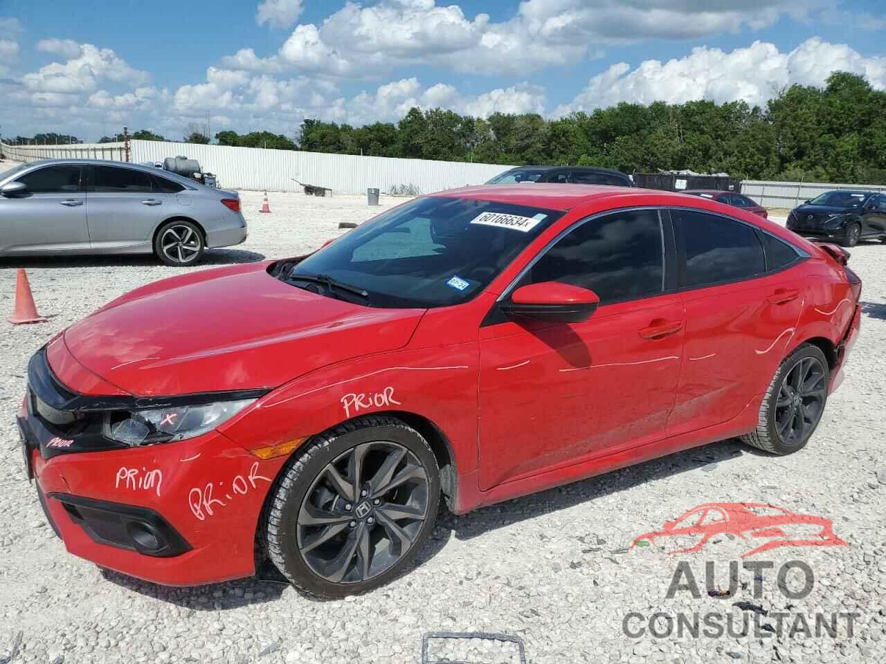 HONDA CIVIC 2019 - 2HGFC2F89KH527156