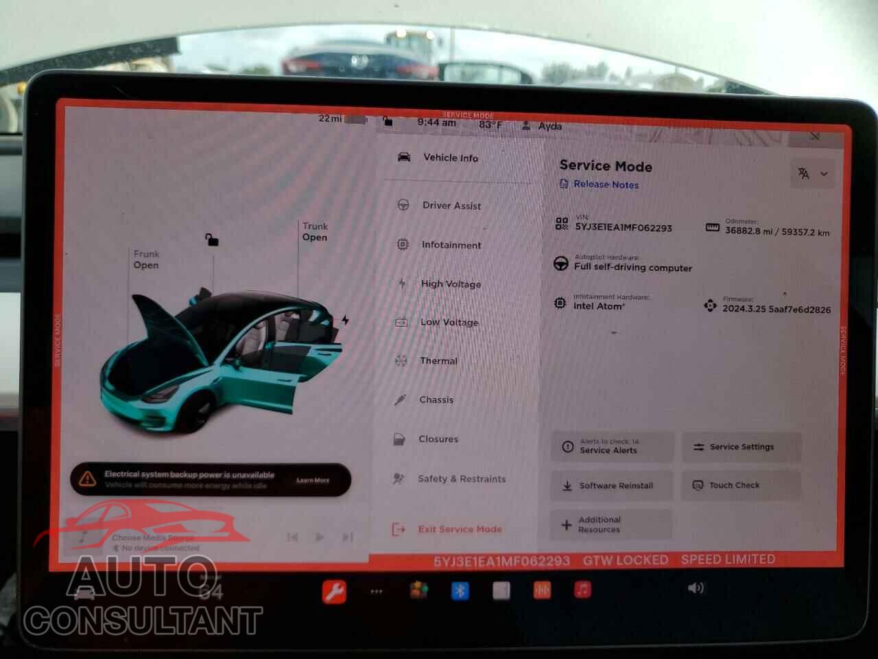 TESLA MODEL 3 2021 - 5YJ3E1EA1MF062293