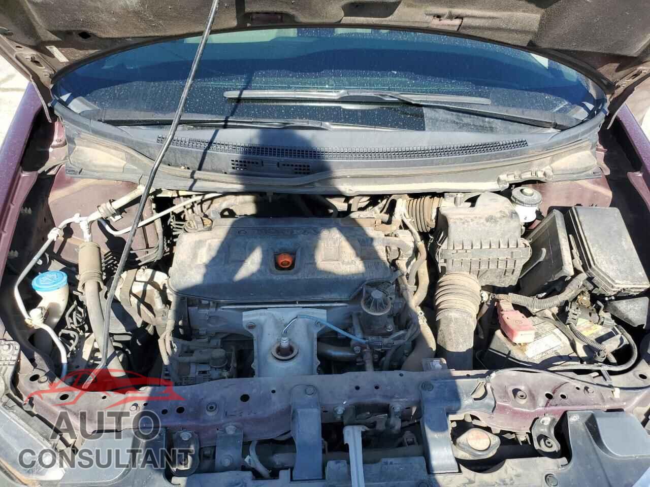 HONDA CIVIC 2012 - 2HGFB2F52CH609272