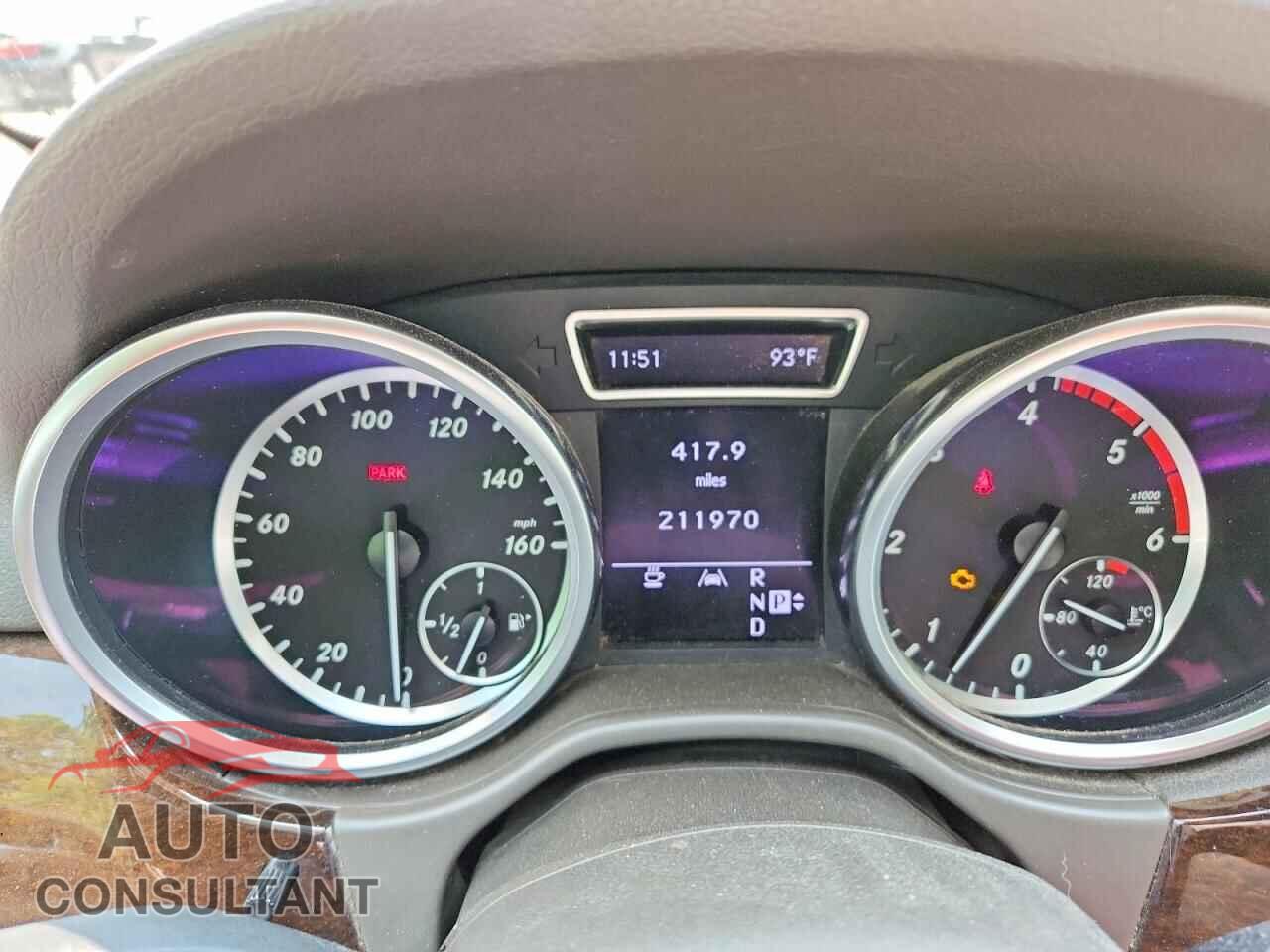 MERCEDES-BENZ M-CLASS 2012 - 4JGDA2EB5CA029511