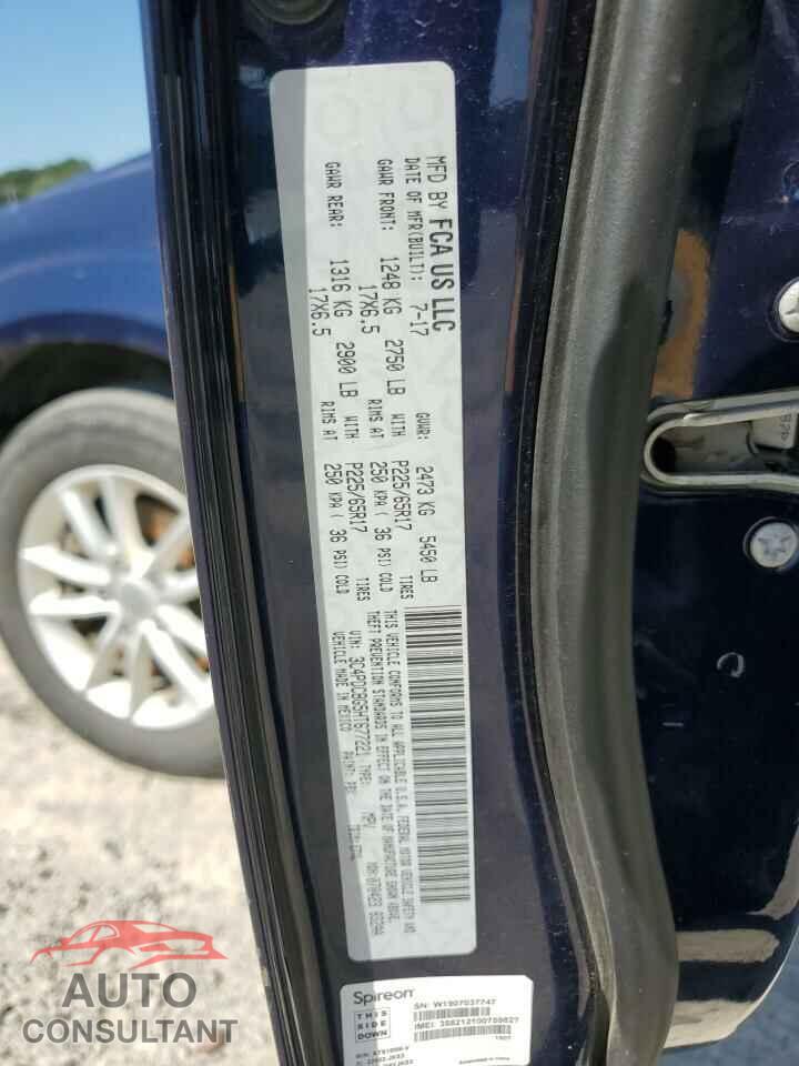 DODGE JOURNEY 2017 - 3C4PDCBG5HT677221