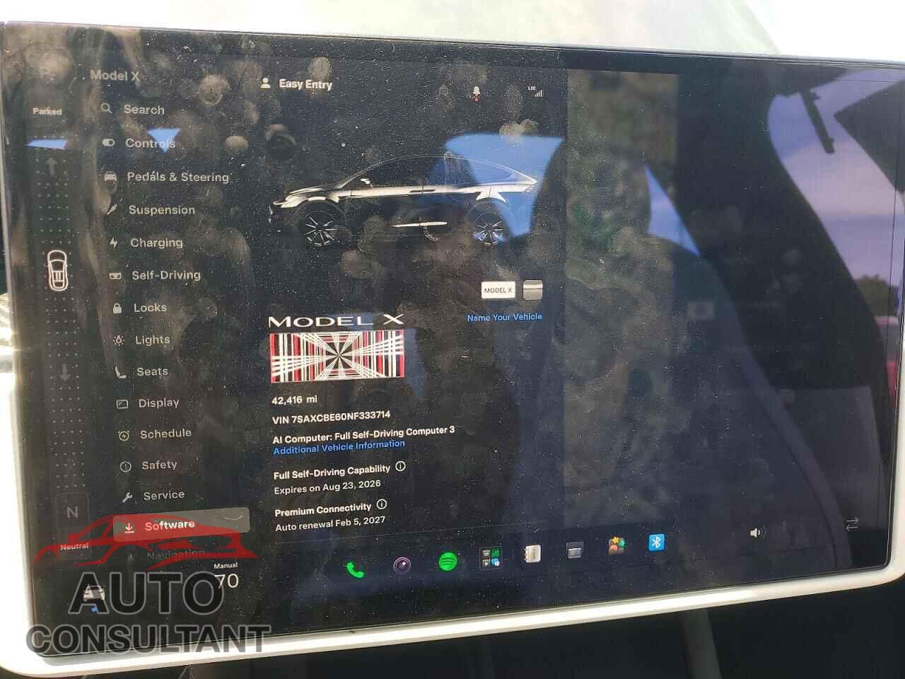 TESLA MODEL X 2022 - 7SAXCBE60NF333714