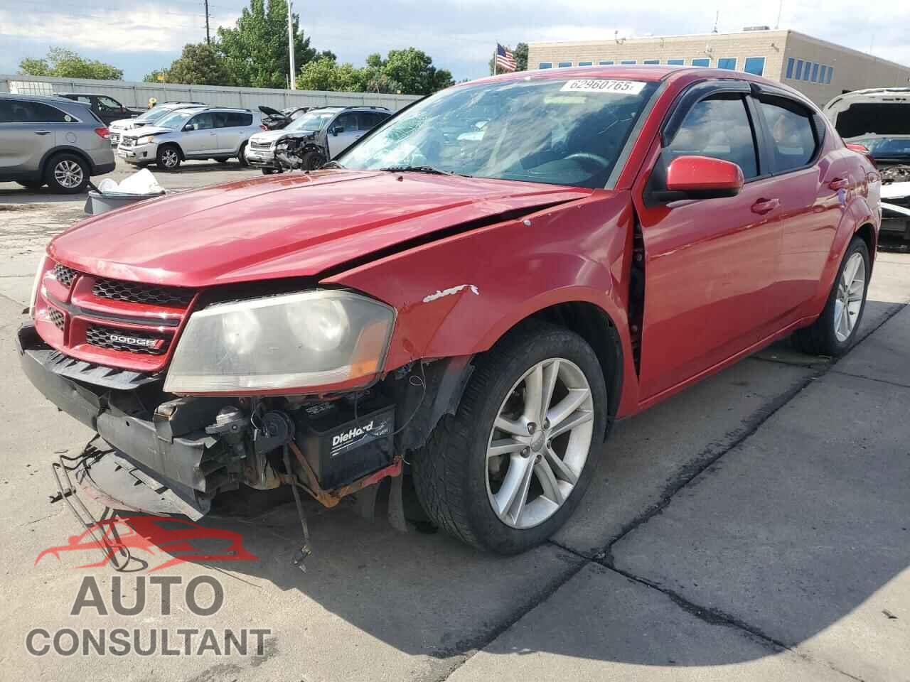 DODGE AVENGER 2013 - 1C3CDZCB8DN581196