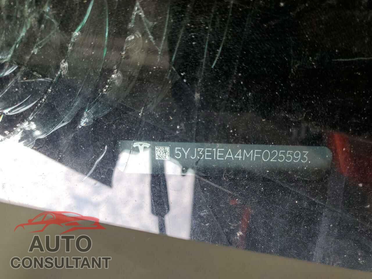 TESLA MODEL 3 2021 - 5YJ3E1EA4MF025593
